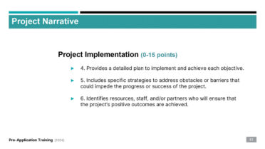 Pre-Application 4: Project Implementation