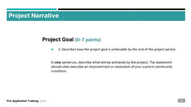 Pre-Application 2: Project Goal